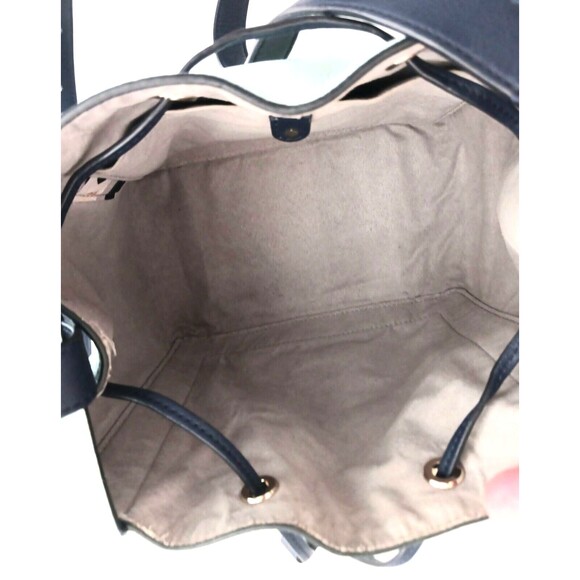 Kate Spade New York Grab Bucket Crossbody Lt Blue/Navy Pebbled Leather - Picture 15 of 15